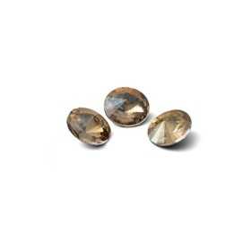 0486-Gavbari Crystal Rivoli Iridescent Gold 6mm-1buc