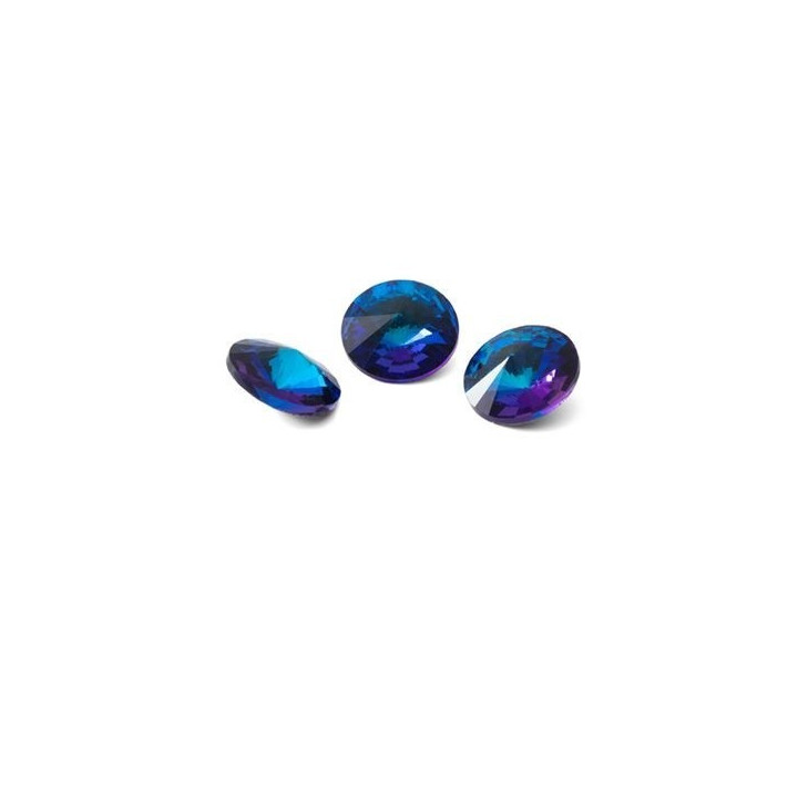 0504-Gavbari Crystal Rivoli Shimmer Blue 12mm-1buc