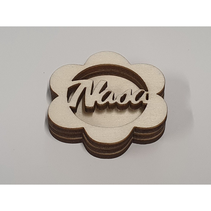 L489-Blank 3 straturi pentru licheni 5*5cm Nasa   -1 buc