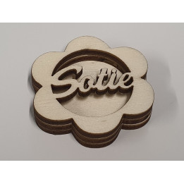 L490-Blank 3 straturi pentru licheni 5*5cm Sotie   -1 buc