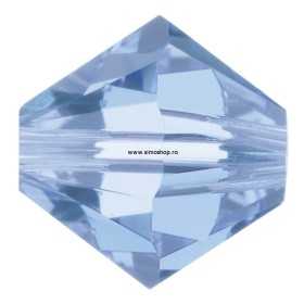 2543-SWAROVSKI ELEMENTS 5328 Light Sapphire 4mm - bijuterii personalizate din argint | simoshop