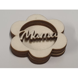L491-Blank 3 straturi pentru licheni 5*5cm Mama   -1 buc
