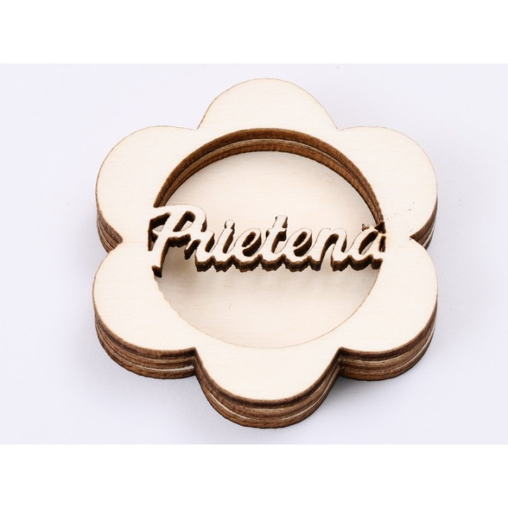L502-Blank 3 straturi pentru licheni 5*5cm Prietena   -1 buc