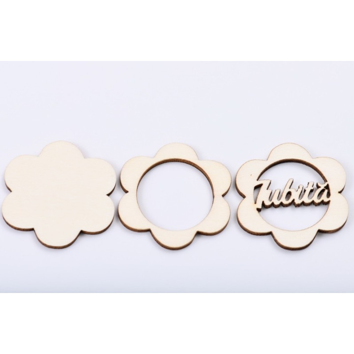 L503-Blank 3 straturi pentru licheni 5*5cm Iubita   -1 buc