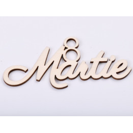 L518-Text din lemn 8Martie  11x4.7cm