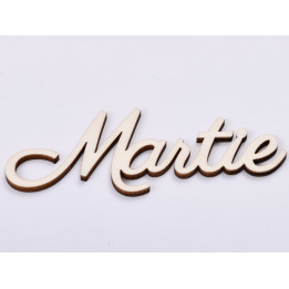 L536-Text din lemn Martie  11x4.2cm