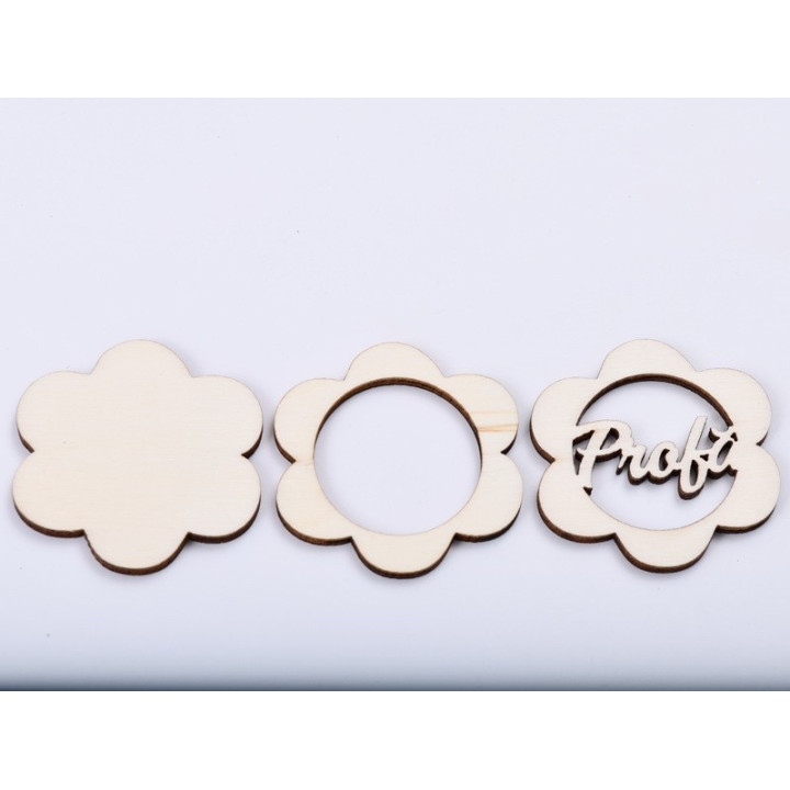 L542-Blank 3 straturi pentru licheni 5*5cm Profa   -1 buc