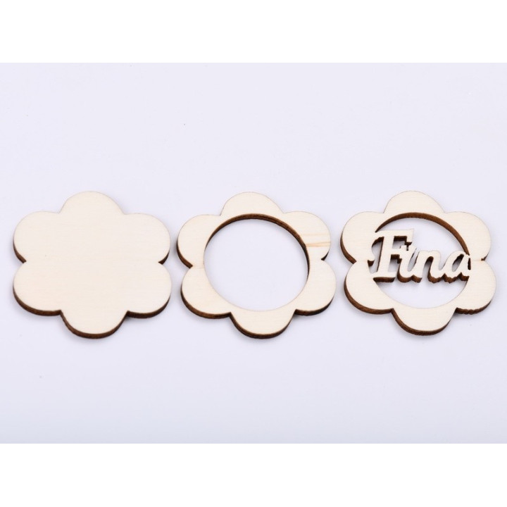 L543-Blank 3 straturi pentru licheni 5*5cm Fina    -1 buc