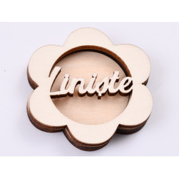 L559-Blank 3 straturi pentru licheni 5*5cm Liniste   -1 buc