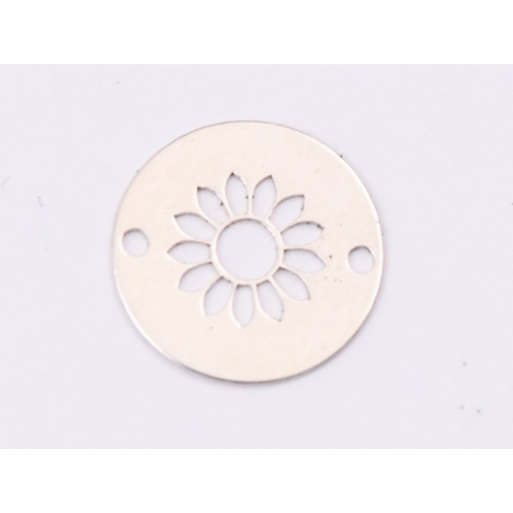 E1403-N-Link banut din argint margareta 12mm 0.3mm - 1 buc