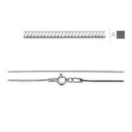 G1010-Colier lant Snake argint 925  0.8mm lungime 50cm - bijuterii personalizate din argint | simoshop