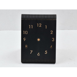 L630-Ceas din MDF negru cu suport pentru birou  15x20cm - 1 buc