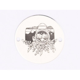 E1523 GS Link argint "Aparat foto "  16.5mm 0.3mm 1 buc