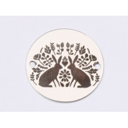 E1532 GS Link argint "First Easter"  16.5mm, 0.3mm 1 buc