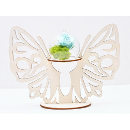 L714-Trofeu din lemn "Cel mai bun tata"  17x11cm - 1 buc