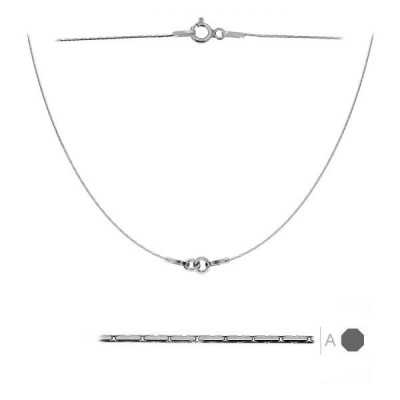 G1026-Lant argint simetric pentru link-uri 20+20cm - bijuterii personalizate din argint | simoshop