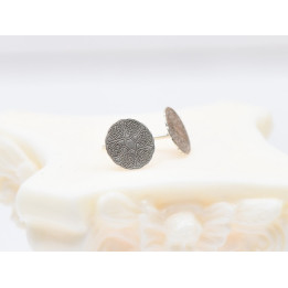 E1550 G Cercei argint "Simboluri celtice"  9mm , 0.5mm 1 pereche