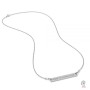 G1027-Lant argint cu bilute simetric pentru link-uri 20+20cm - bijuterii personalizate din argint | simoshop