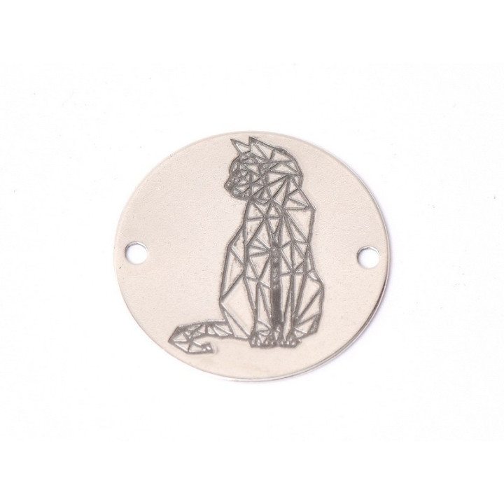 E1572 GS Link argint "Faith Love Hope"  16.5mm, 0.3mm 1 buc