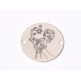 E1573 GS Link argint "Pisica stilizata"  16.5mm, 0.3mm 1 buc
