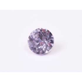 0524-Austria Chaton Round Stone, 7mm, Violet Silver Foiled - 1 buc
