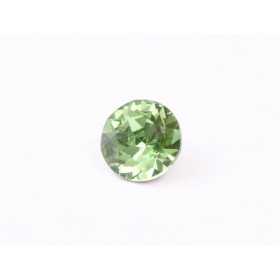 0544-Austria Chaton Round Stone, 7mm, Peridot Silver Foiled - 1 buc