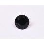0545-Austria Chaton Round Stone, 6mm, Jet - 1 buc