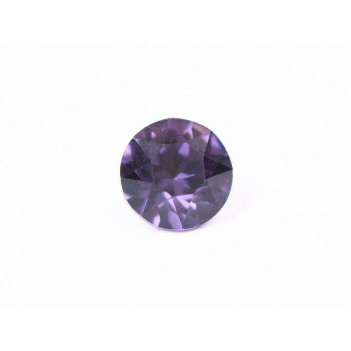 0569-Austria Chaton Round Stone, 7mm, Amethyst Silver Foiled - 1 buc