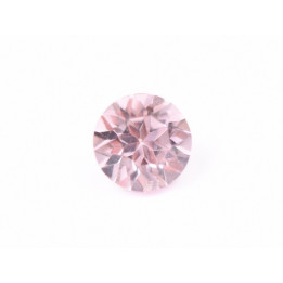 0575-Austria Chaton Round Stone, 7mm, Light Rose Silver Foiled - 1 buc