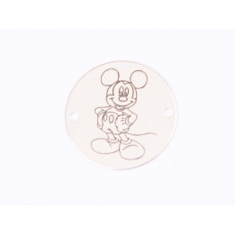 E1610 GS Banut Ag 925 "Mickey" 16.5mm, 0.3mm 1 buc