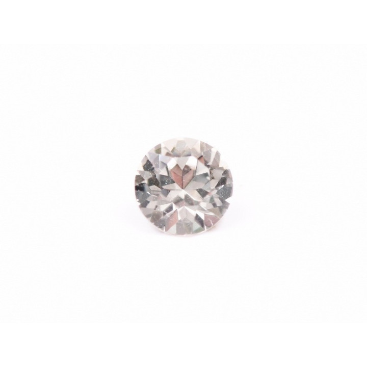 0665-Austria Chaton Round Stone, 7mm, Crystal  Silver Foiled - 1 buc