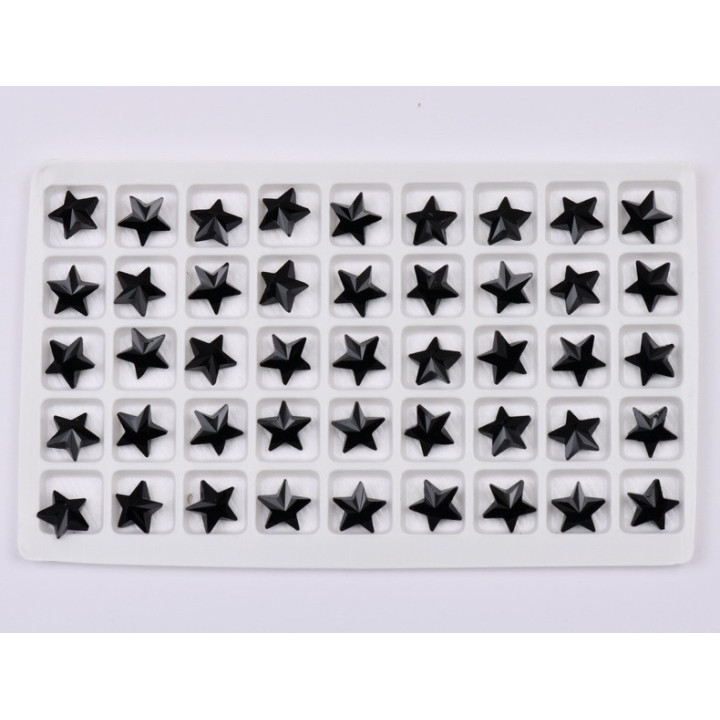 P4556-Cristal Star Fancy Stone, 10mm, Jet - 1 buc