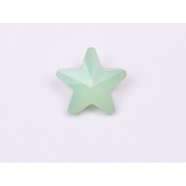 P4557-Cristal Star Fancy Stone, 10mm, Chrysolite Opal Silver Foiled - 1 buc