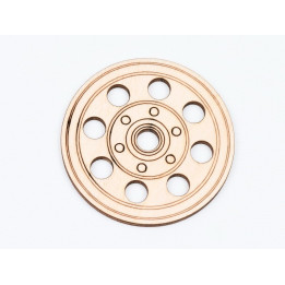 L766-Decoratiune lemn  " Cerc model abstract   " 7 cm - 1 buc