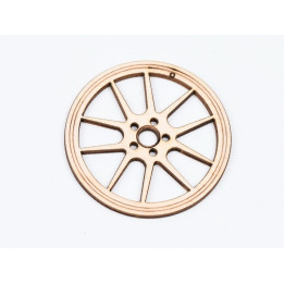 L769-Decoratiune lemn  " Cerc model abstract   " 7 cm - 1 buc