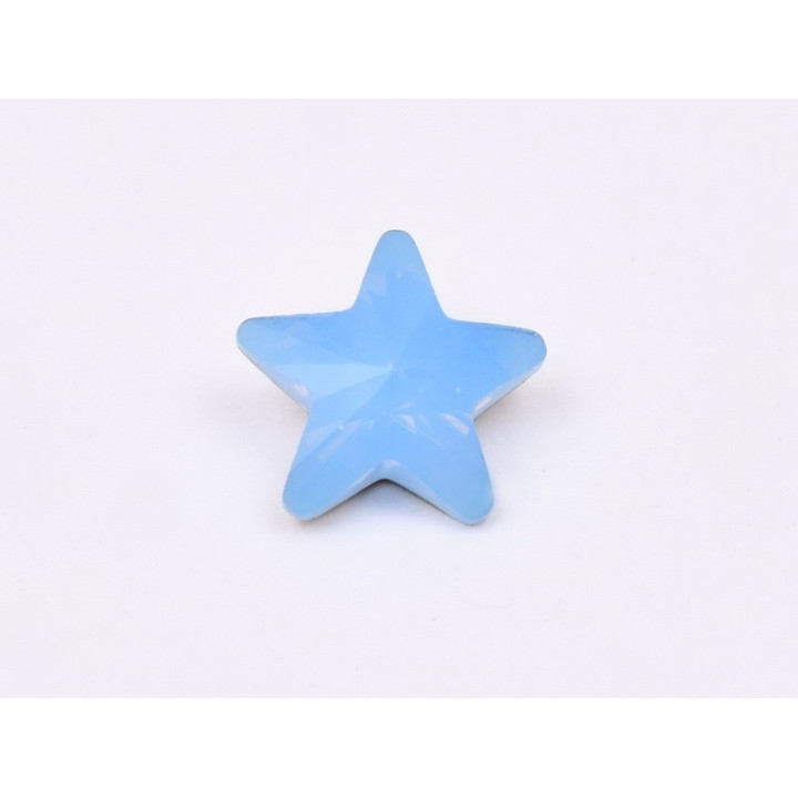 P4563-Cristal Star Fancy Stone, 10mm, Air Blue Opal Silver Foiled - 1 buc