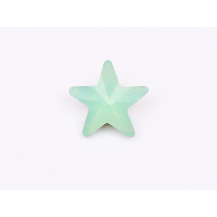 P4565-Cristal Star Fancy Stone, 10mm, Pacific Opal Silver Foiled - 1 buc