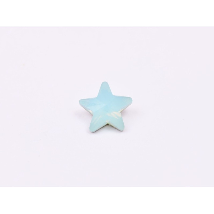 P4604-Cristal Star Fancy Stone, 10mm, Aqua Opal Silver Foiled - 1 buc
