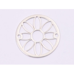 E1636 N Pandant Ag 925 "Albinuta filigranata" 23x17.5mm, 0.5mm 1 buc