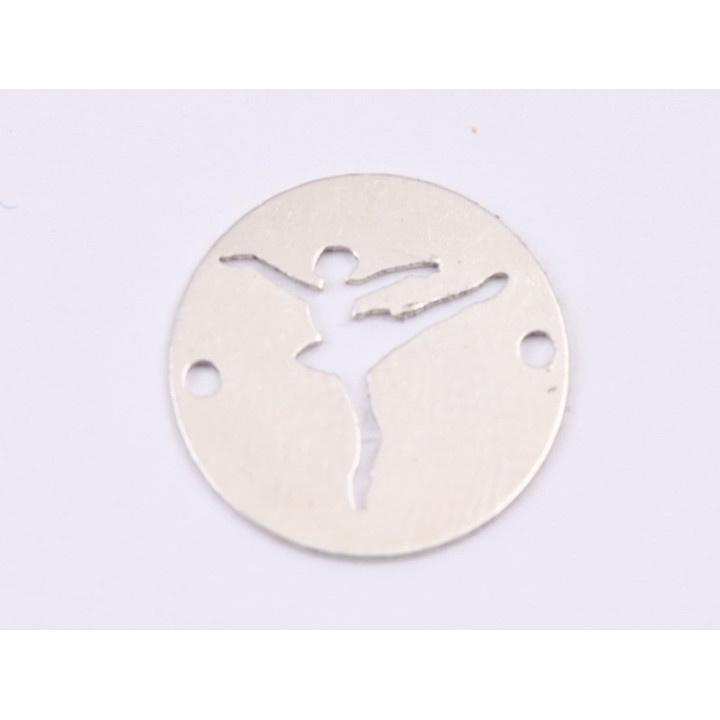 E1638 N Link Ag 925 "Talpite bebe cu inimioare" 13mm, 0.5mm 1 buc