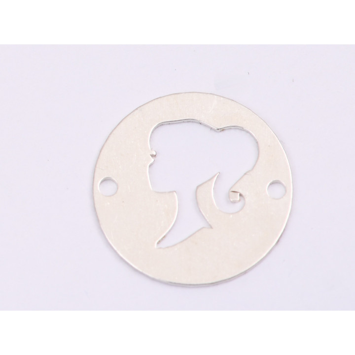 E1641 N Link Ag 925 "chip de fata" 13mm, 0.5mm 1 buc