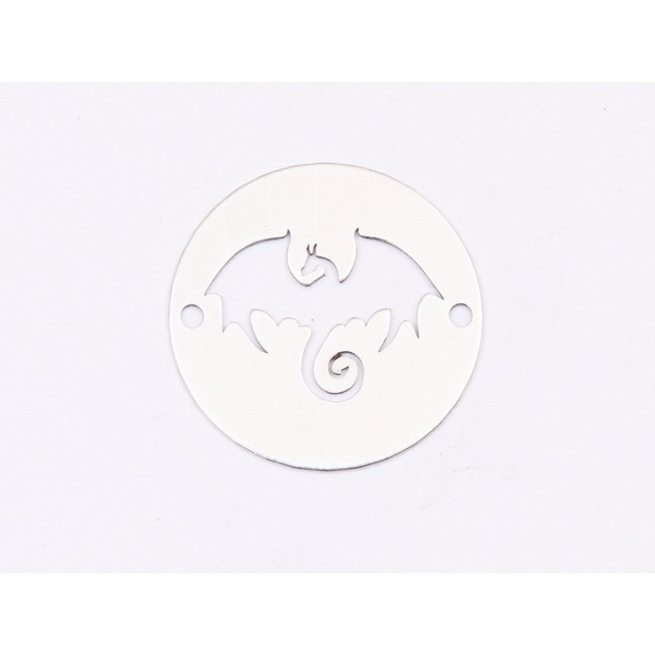 E1685 N Link Ag 925 "Dragon" 16.5mm, 0.3mm 1 buc