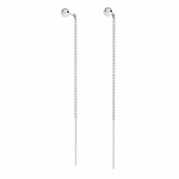 G0122-Cercei lantisor de 90mm cu biluta de 5mm-1 buc