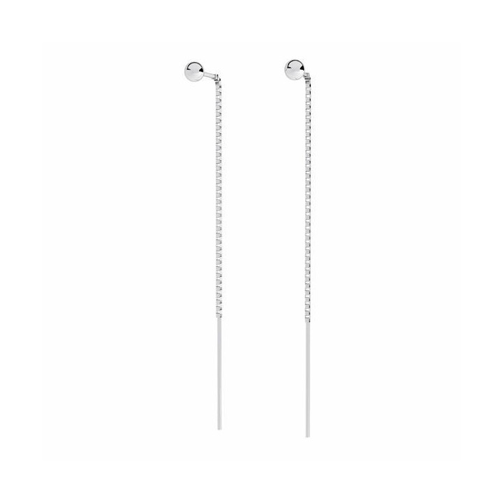 G0122-Cercei lantisor de 90mm cu biluta de 5mm-1 buc