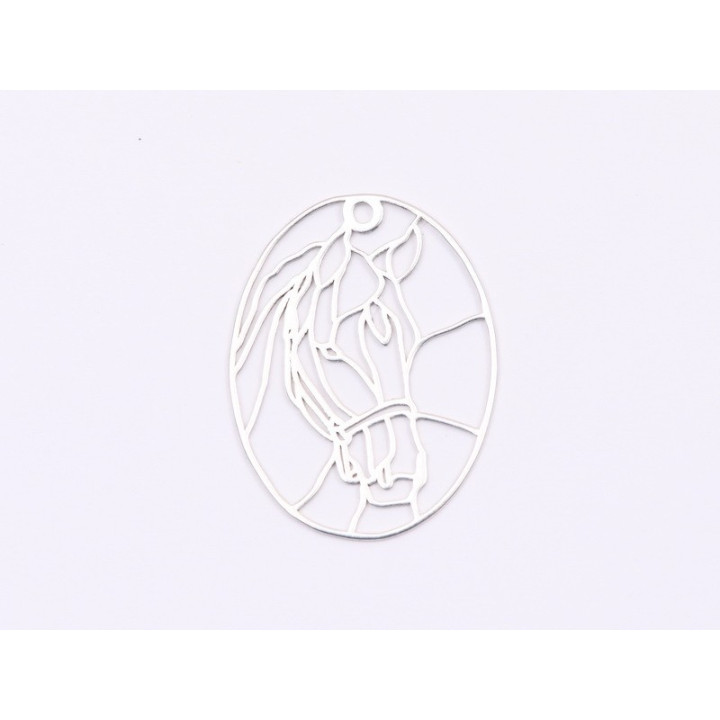 E1701 N Pandantiv Ag 925 Cal, 19.5x25.5mm, 0.5mm- 1 buc