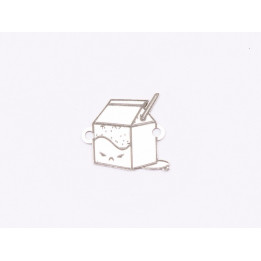 E1715 G Link Ag 925 Milk Carton 11x11x0.3mm 1 buc