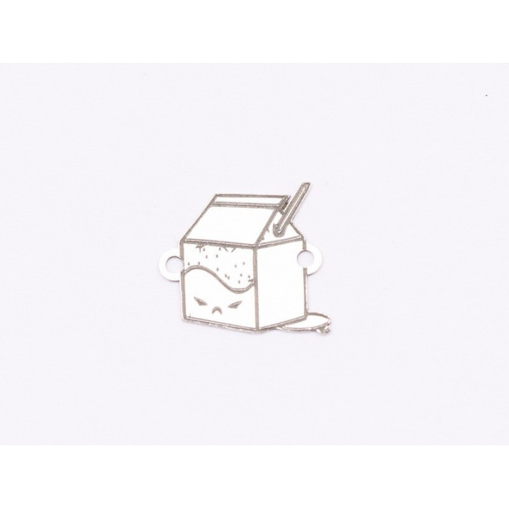 E1715 G Link Ag 925 Milk Carton 11x11x0.3mm 1 buc