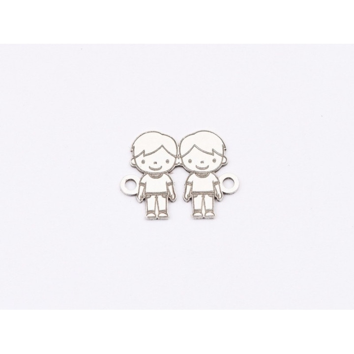 E1726 G Link Ag 925 Baieti 13x10x0.6mm 1 buc