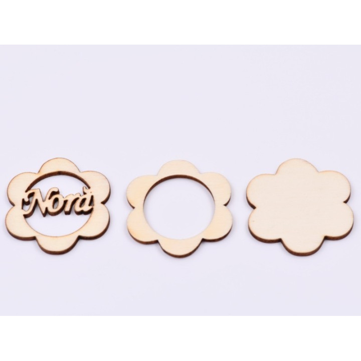 L877-Blank 3 straturi pentru licheni 5*5cm Nora   -1 buc