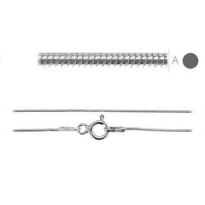 G1056-Colier lant Snake argint 925 0.7mm lungime 42cm - bijuterii personalizate din argint | simoshop